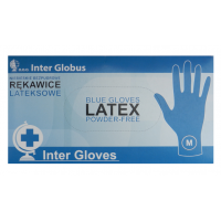 Амбулаторні рукавички Inter Globus латексні, неопудрені (розмір М), 50 шт.